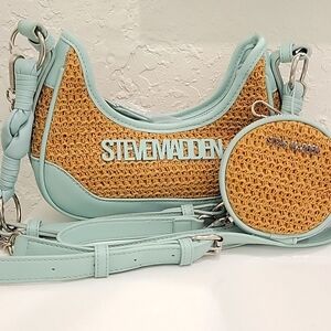 NWT STEVE MADDEN Fresh Mint Bdaryll shoulder/crossbody bag with coin pouch